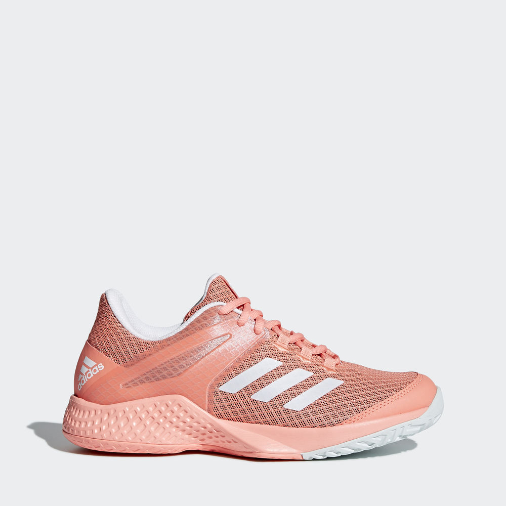 Adidas Adizero Club - παπούτσια τένις γυναικεια - Κοραλι/Ασπρα/Μπλε,Μέγεθος: EU 36 – 54 2/3 (239YNSA